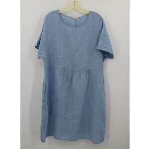 poetry denim dress A denim dress to elevate your everyday in hemp and organic cotton
